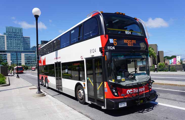 OC Transpo Alexander Dennis Enviro500MMC 8124